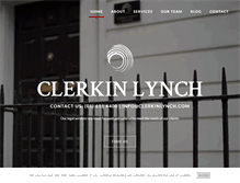 Tablet Screenshot of clerkinlynch.com